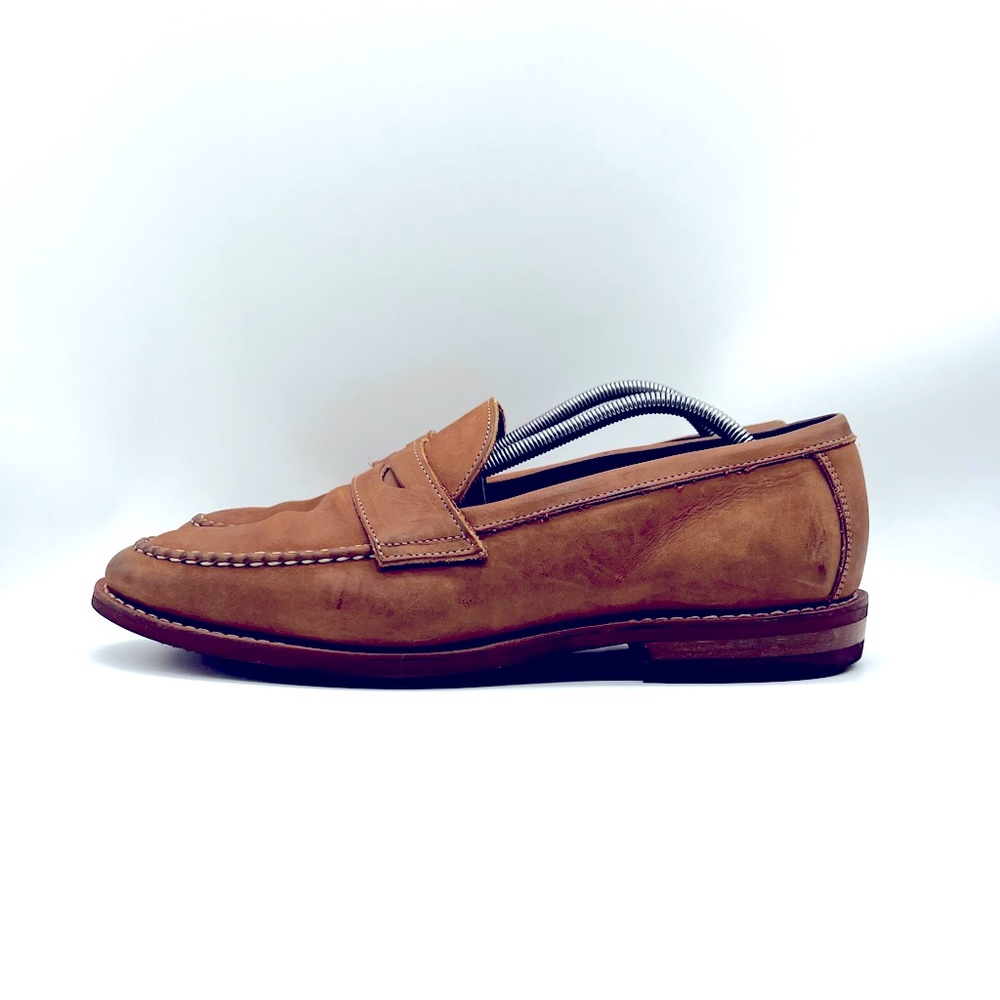Allen Edmond Addison Penny Loafers Men Size 11.5 Brown Loafers Made in USA - Picture 3 of 7